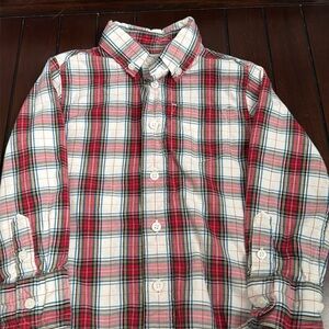 Crewcuts plaid dress shirt Size 3